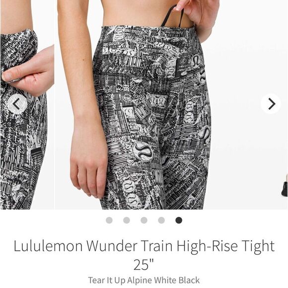 Lululemon Wunder Train Leggings - Picture 5 of 8
